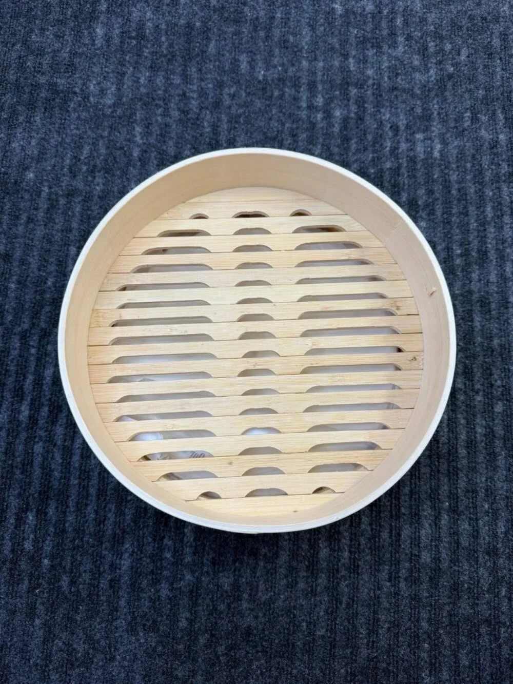 Our Place Bamboo Steamer Basket Set 2-Tier Steaming Inserts New